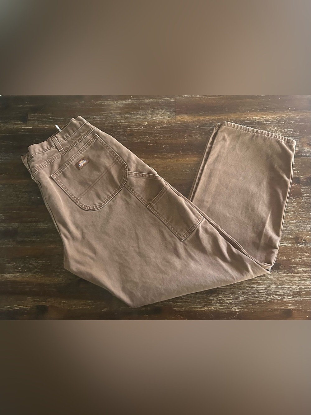 Vtg Dickies Mens Brown Jean 100%
Cotton CANVAS Carpenter Pant Size 36x34